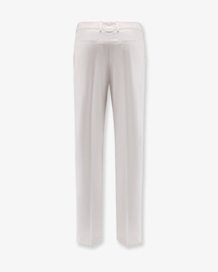 Cotton and silk trousers