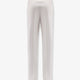 Cotton and silk trousers