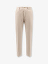 Cotton and silk trousers
