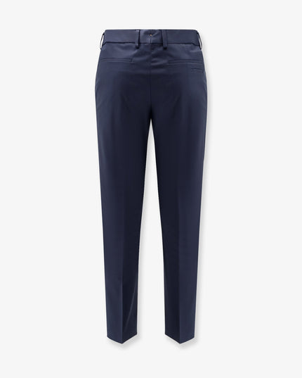 Cotton and silk trousers