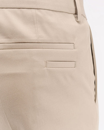 Cotton and silk trousers