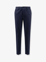 Cotton and silk trousers
