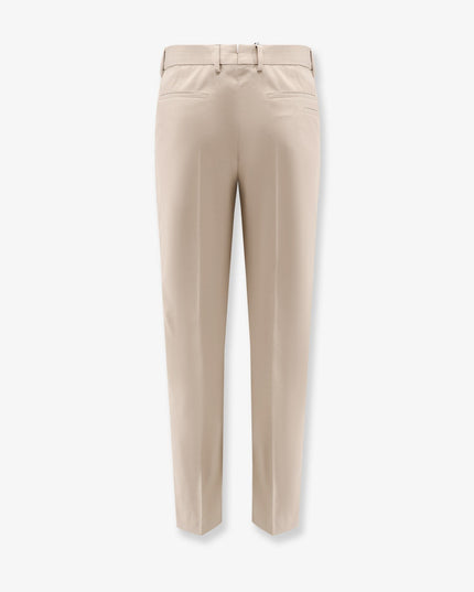 Cotton and silk trousers