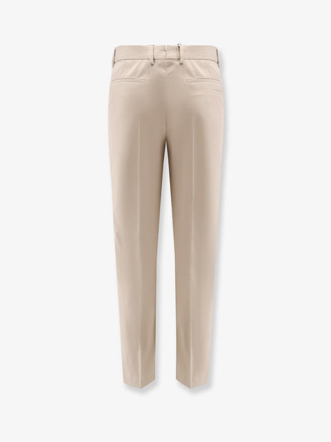 Cotton and silk trousers