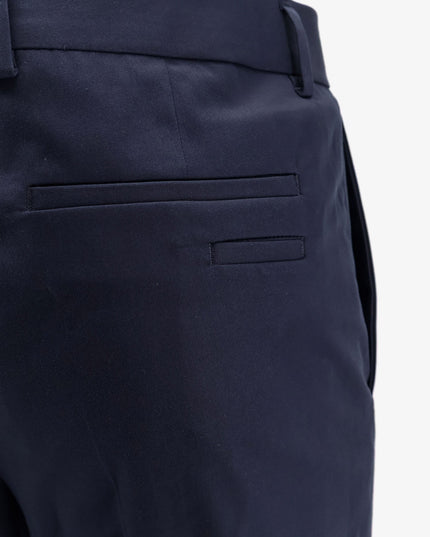 Cotton and silk trousers