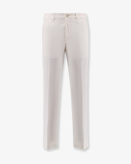 Cotton and silk trousers