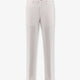 Cotton and silk trousers