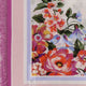 Cotton beach wrap with floral print