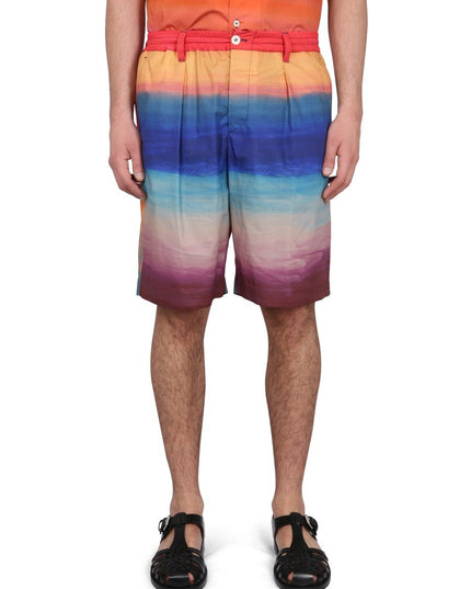 COTTON BERMUDA SHORTS