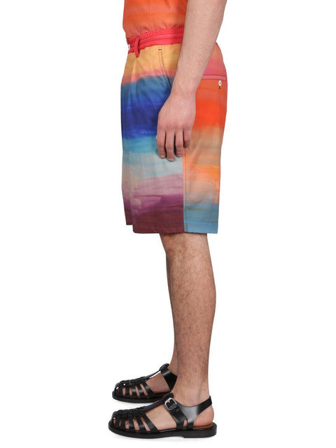 COTTON BERMUDA SHORTS