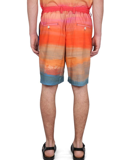 COTTON BERMUDA SHORTS