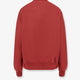 Cotton blend sweater with embroidered logo on the front