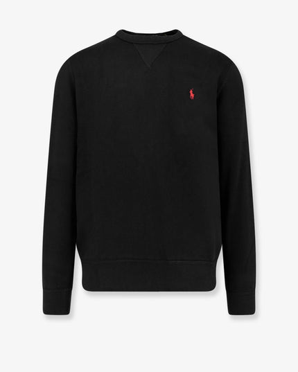 Cotton blend sweater with logo