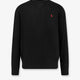 Cotton blend sweater with logo