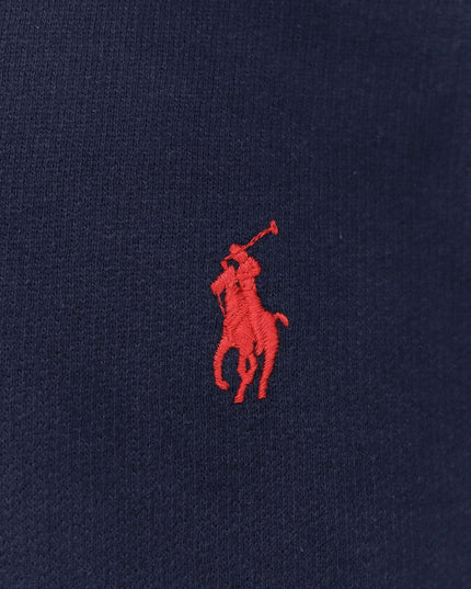 Cotton blend sweater with logo
