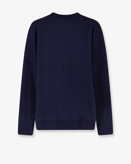 Cotton blend sweatshirt with front embroidered logo