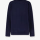 Cotton blend sweatshirt with front embroidered logo
