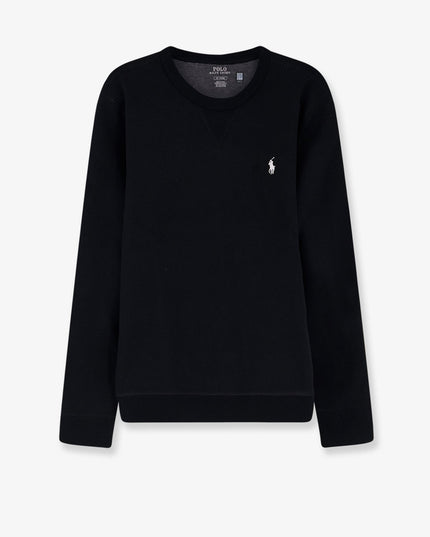 Cotton blend sweatshirt with front embroidered logo