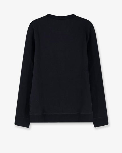 Cotton blend sweatshirt with front embroidered logo