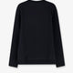 Cotton blend sweatshirt with front embroidered logo