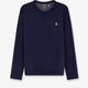 Cotton blend sweatshirt with front embroidered logo