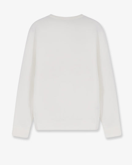 Cotton blend sweatshirt with iconic embroidery