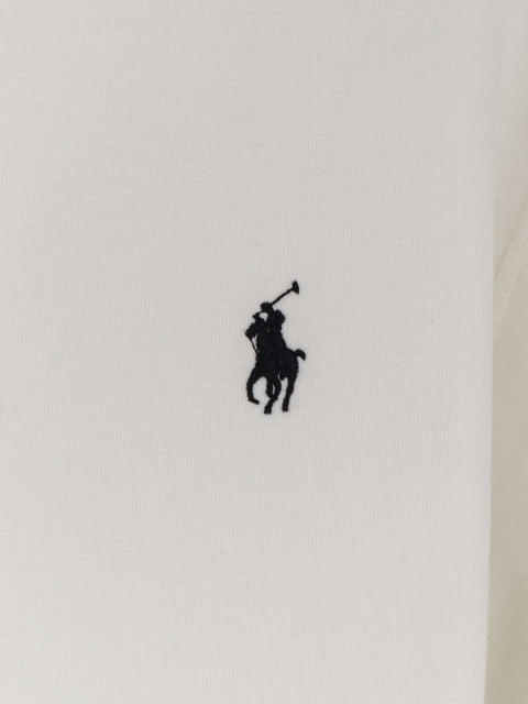Cotton blend sweatshirt with iconic embroidery