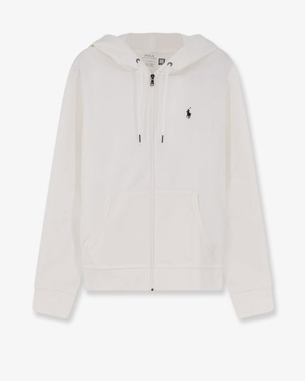 Cotton blend sweatshirt with iconic logo