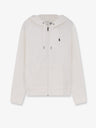 Cotton blend sweatshirt with iconic logo