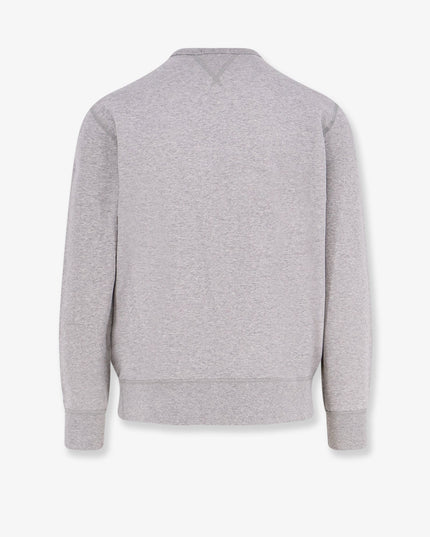 Cotton blend sweatshirt with logo
