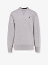 Cotton blend sweatshirt with logo