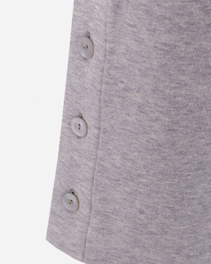 Cotton blend trouser with Web detail