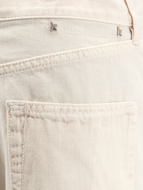 Cotton blend trousers