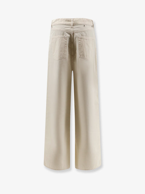Cotton blend trousers
