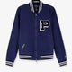 Cotton bomber con patch Logo