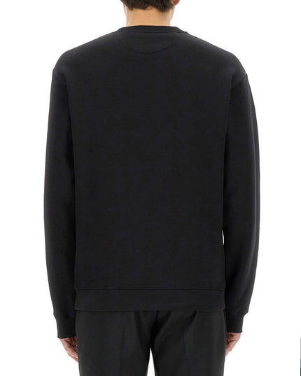 COTTON CREWNECK SWEATSHIRT WITH "CHEZ VALENTINO" PATCH