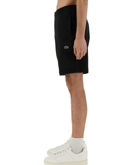 COTTON FLEECE CARGO SHORTS