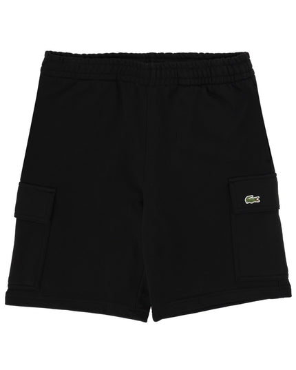 COTTON FLEECE CARGO SHORTS