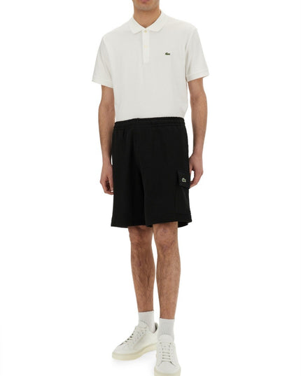 COTTON FLEECE CARGO SHORTS