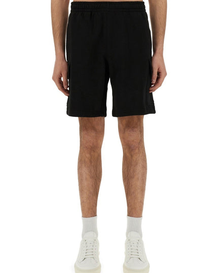 COTTON FLEECE CARGO SHORTS