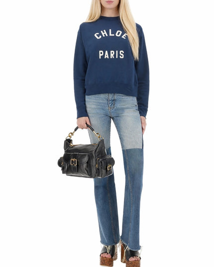 COTTON FLEECE LOGO PULLOVER