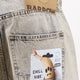 Cotton jeans with all-over print