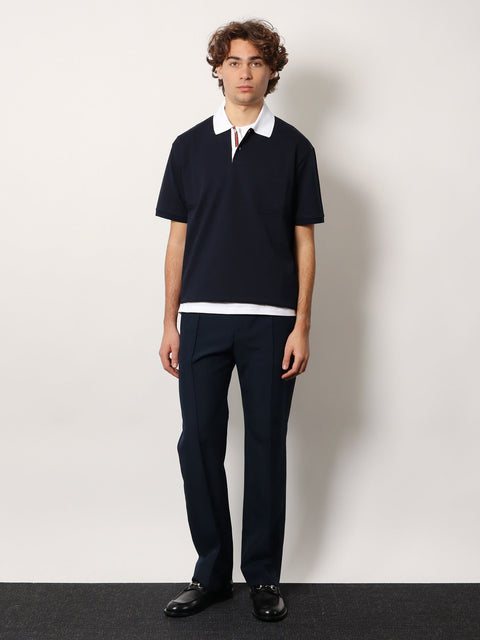 Cotton piquet polo shirt