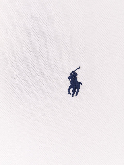 Cotton polo shirt with embroidered logo