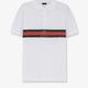 Cotton polo shirt with Web print on the front