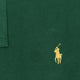 Cotton polo with front logo embroidery
