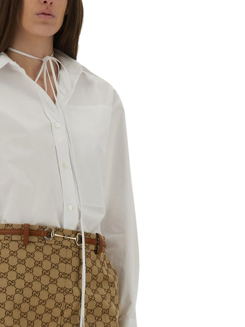 COTTON POPLIN SHIRT