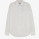 Cotton shirt with front embroidered logo