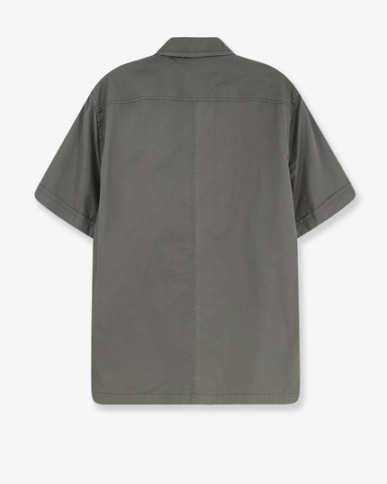 Cotton shirt with Logo patch