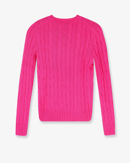 Cotton sweater with embroidered logo on the front